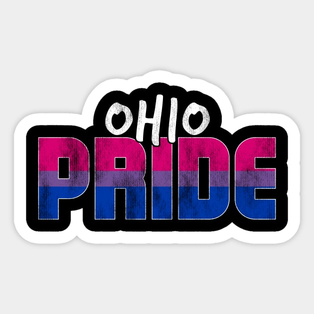 Ohio Pride Bisexual Flag Sticker by wheedesign